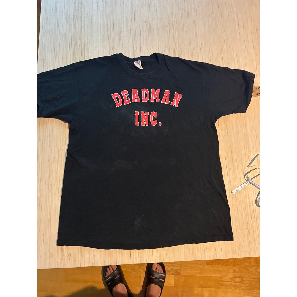 Vintage WWE Undertaker Deadman Inc T-Shirt 2XL Black WWF 29